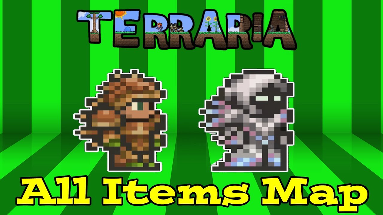 all item map terraria